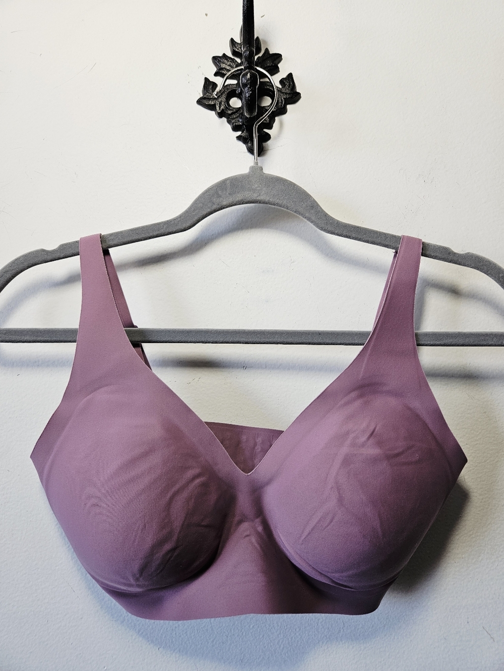 Knix Wire Free Padded Bra Size S++ Purple EUC